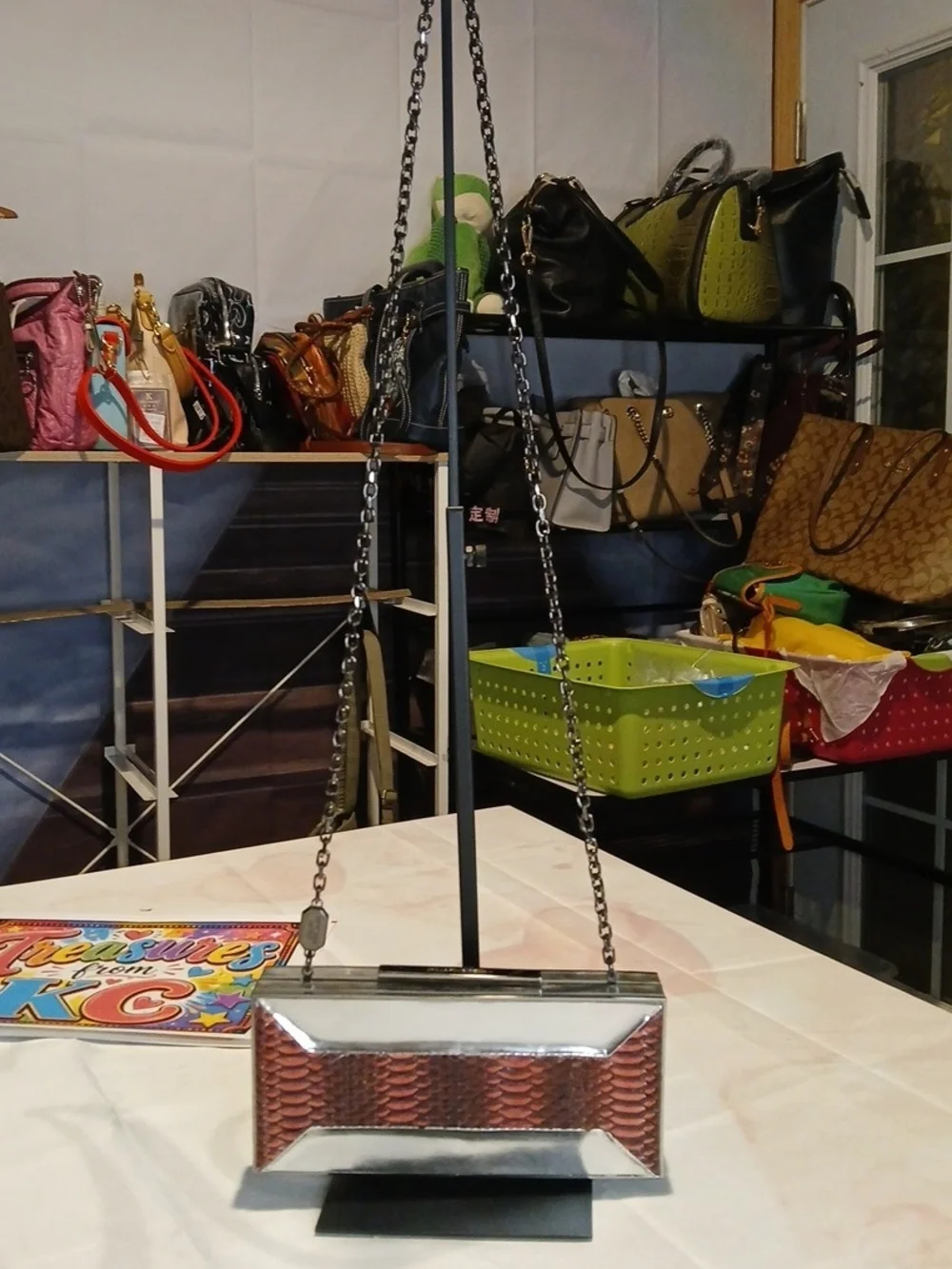 Vintage Stuart Weitzman Minaudière Clutch Shoulder Crossbody